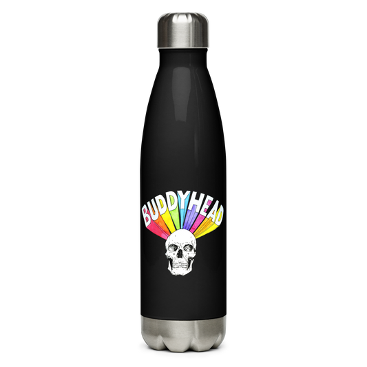 Rainbow Skull Water Bottle